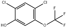 2,4-Dichloro-5-(trifluoromethoxy)phenol Struktur