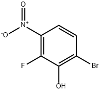 6-溴-2-氟-3-硝基苯酚, 1807210-06-5, 结构式
