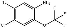 4-氯-5-氟-2-(三氟甲氧基)苯胺, 1807210-31-6, 结构式