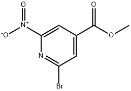 Methyl 2-bromo-6-nitroisonicotinate Structure