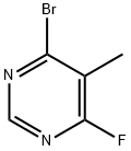 4-Bromo-6-fluoro-5-methylpyrimidine Struktur