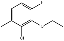 Benzene, 2-chloro-3-ethoxy-4-fluoro-1-methyl-,1807258-33-8,结构式