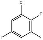 Benzene, 1-chloro-2-fluoro-5-iodo-3-methyl- 结构式