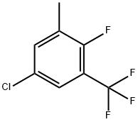 5-氯-2-氟-1-甲基-3-(三氟甲基)-苯, 1807276-94-3, 结构式