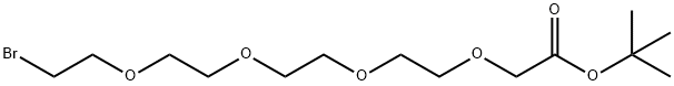 Bromo-PEG4-CH2COOtBu, 1807505-29-8, 结构式