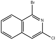 Isoquinoline, 1-bromo-3-chloro- Structure