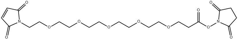 Mal-PEG5-NHS ester 结构式