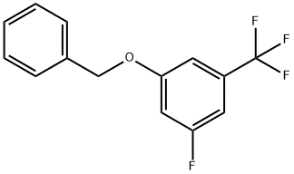 1-(Benzyloxy)-3-fluoro-5-(trifluoromethyl)benzene 结构式