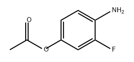 Phenol, 4-amino-3-fluoro-, 1-acetate Struktur