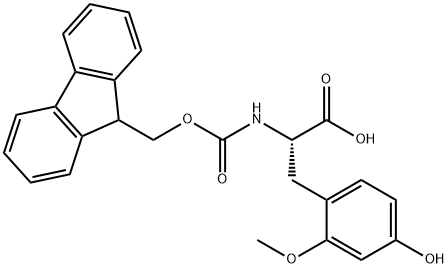 L-Tyrosine, N-[(9H-fluoren-9-ylmethoxy)carbonyl]-2-methoxy- Structure