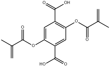 2,5-BIS(METHACRYLOYLOXY)TEREPHTHALIC ACID, 1809815-85-7, 结构式