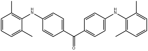 双[4-[(2,6-二甲基苯基)氨基]苯基]甲酮,1809875-69-1,结构式