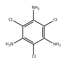 1,3,5-Benzenetriamine, 2,4,6-trichloro- Structure