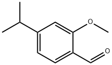 Benzaldehyde, 2-methoxy-4-(1-methylethyl)-,181035-65-4,结构式