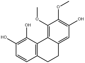 9,10-Dihydro-3,4-dimethoxy-2,5,6-phenanthrenetriol Structure
