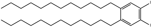 Benzene, 1,2-didodecyl-4,5-diiodo- 结构式