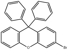 9H-Xanthene, 3-bromo-9,9-diphenyl- Structure