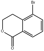 1H-2-Benzopyran-1-one, 5-bromo-3,4-dihydro- Structure
