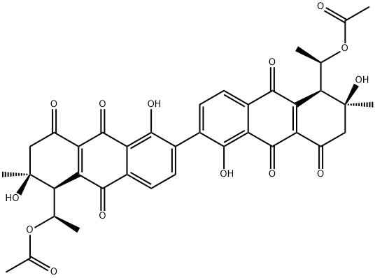 七月霉素, 18126-05-1, 结构式