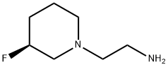 (S)-2-(3-氟哌啶-1-基)乙烷-1-胺 结构式