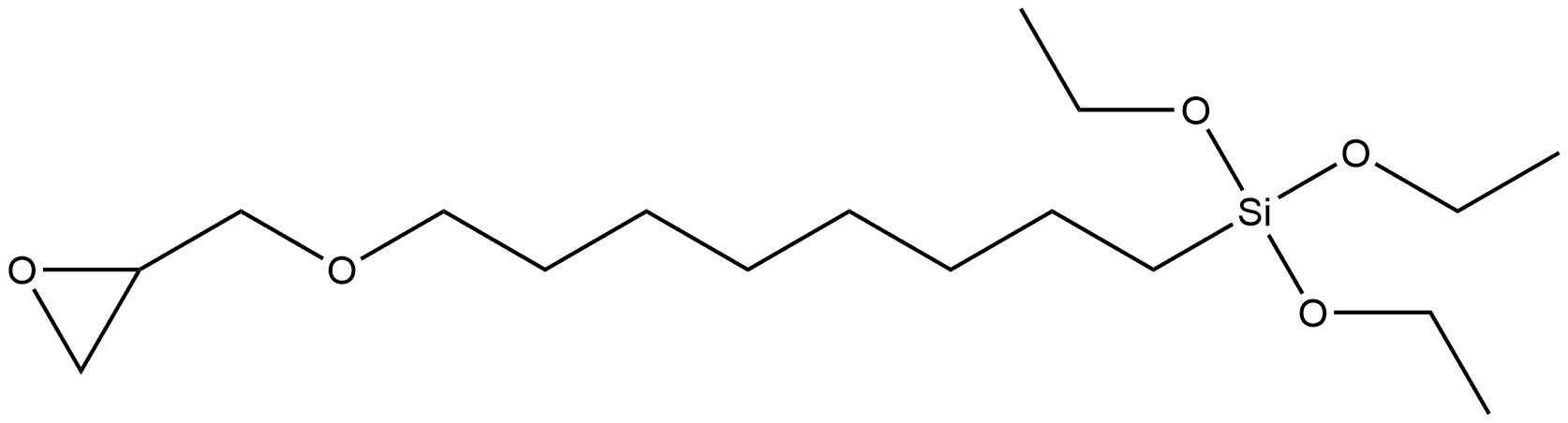 8-[(2,3)-环氧丙氧]辛基三乙氧基硅烷, 1814903-73-5, 结构式