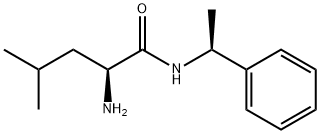 Pentanamide, 2-amino-4-methyl-N-(1-phenylethyl)-, [S-(R*,R*)]- (9CI) Structure