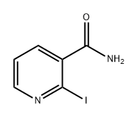 3-Pyridinecarboxamide, 2-iodo- Struktur