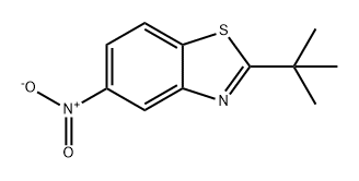 Benzothiazole, 2-(1,1-dimethylethyl)-5-nitro- Structure