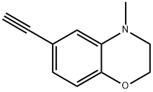 2H-1,4-Benzoxazine, 6-ethynyl-3,4-dihydro-4-methyl- Structure