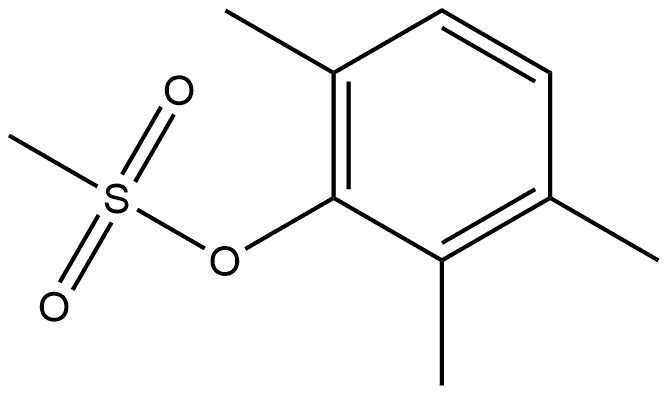 Phenol, 2,3,6-trimethyl-, 1-methanesulfonate Struktur