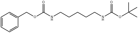 Carbamic acid, [5-[[(1,1-dimethylethoxy)carbonyl]amino]pentyl]-, phenylmethyl ester (9CI) Structure