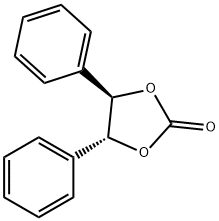 1,3-Dioxolan-2-one, 4,5-diphenyl-, (4R,5R)- Structure