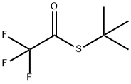 Ethanethioic acid, 2,2,2-trifluoro-, S-(1,1-dimethylethyl) ester 化学構造式