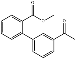 methyl 2-(3-acetylphenyl)benzoate,1820619-02-0,结构式