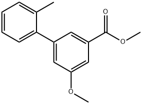 methyl 3-methoxy-5-(2-methylphenyl)benzoate 结构式