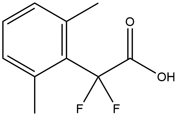 2-(2，6-dimethylphenyl)-2，2-difluoroacetic acid Structure