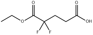 Pentanedioic acid, 2,2-difluoro-, 1-ethyl ester 结构式