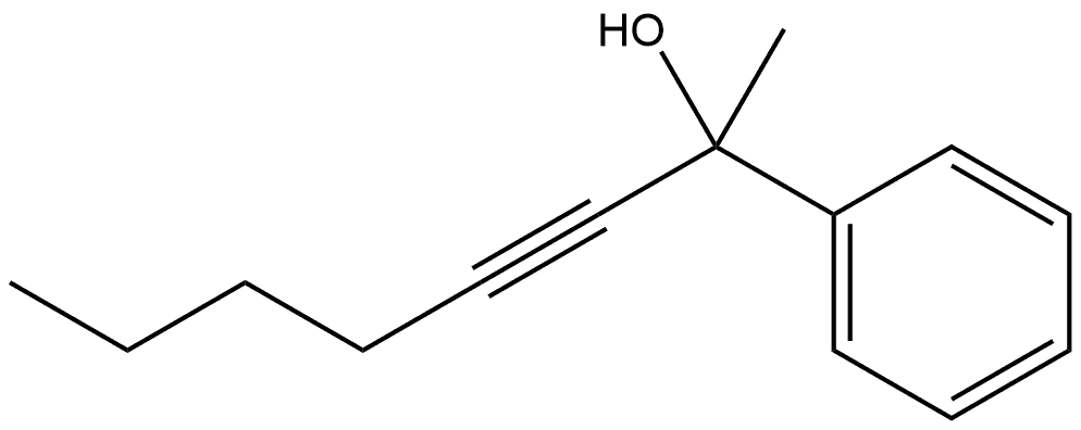 Benzenemethanol, α-1-hexyn-1-yl-α-methyl-,18215-71-9,结构式
