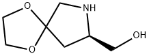 1,4-Dioxa-7-azaspiro[4.4]nonane-8-methanol, (8R)- Structure