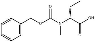 Butanoic acid, 2-[methyl[(phenylmethoxy)carbonyl]amino]-, (2R)- 结构式