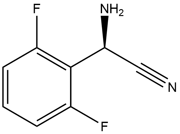 (R)-2-Amino-2-(2,6-difluorophenyl)acetonitrile Structure