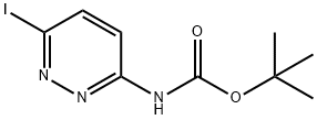 Carbamic acid, N-(6-iodo-3-pyridazinyl)-, 1,1-dimethylethyl ester Struktur