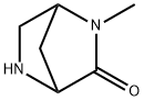 2,5-Diazabicyclo[2.2.1]heptan-3-one, 2-methyl- Structure