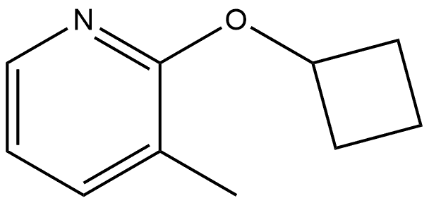 2-(Cyclobutyloxy)-3-methylpyridine Structure