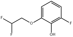 2-Fluoro-6-(2,2-difluoroethoxy)phenol 结构式
