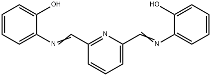 Phenol, 2,2'-[2,6-pyridinediylbis(methylidynenitrilo)]bis- Structure