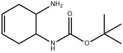 (6-Amino-cyclohex-3-enyl)-carbamic acid tert-butyl ester Structure