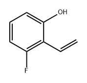 3-氟-2-乙烯基苯酚,1823094-20-7,结构式