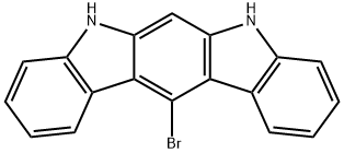 Indolo[2,3-b]carbazole, 12-bromo-5,7-dihydro- Structure