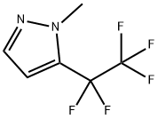 1-Methyl-5-(pentafluoroethyl)-1H-pyrazole Structure